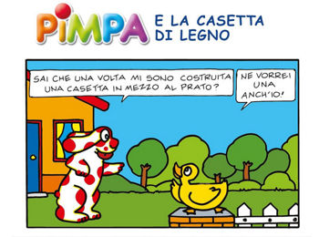 pimpa e la casetta di legno