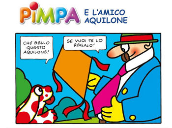 pimpa e l’amico aquilone