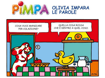 pimpa olivia impara le parole